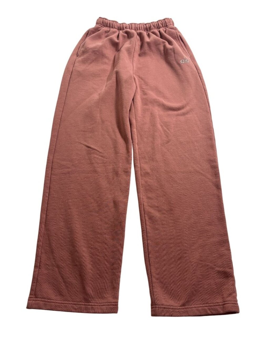 ALO Yoga Accolade Straight Leg Sweatpants in Soft Terracotta